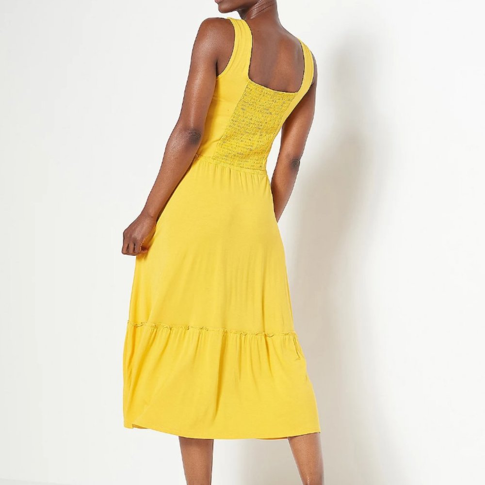 Jason Wu Bright Green Sleeveless Midi Dress - Picture 2 of 4